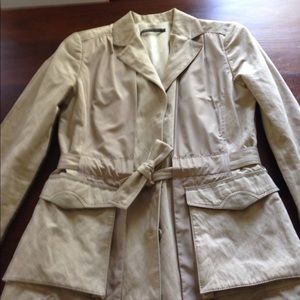 Eli Tahari Beige Trench Coat